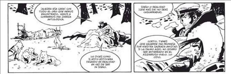 Desvelan la primera página del nuevo cómic de Corto Maltés
