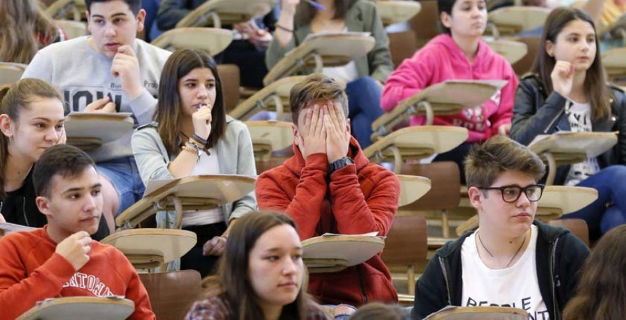 Los estudiantes 
gallegos se enfrentan la semana que viene
a los exámenes de Selectividad
