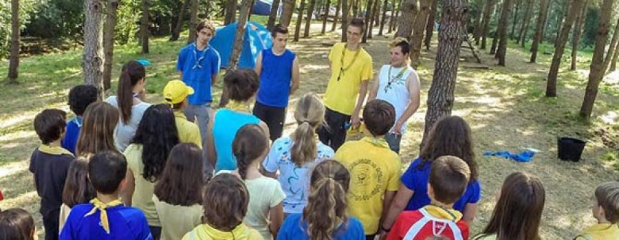 SAN SADURNIÑO - Naraío se convierte este verano en base de campamentos scout