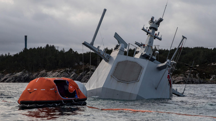 Noruega detecta un fallo de seguridad crítico en la fragata de Navantia siniestrada