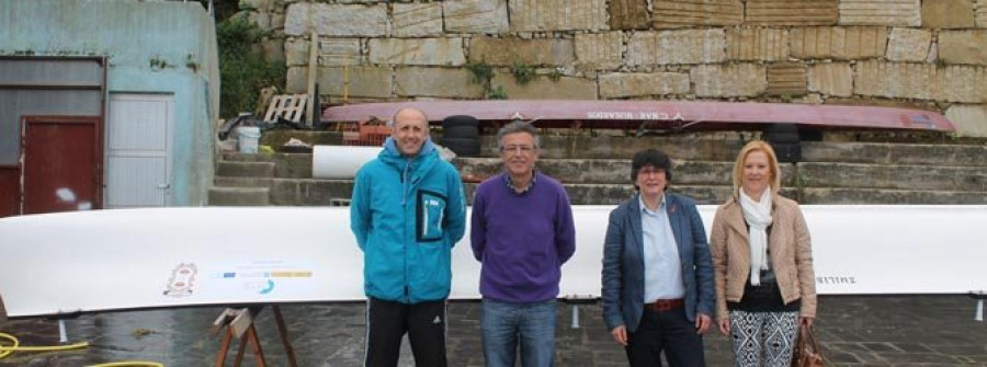 MUGARDOS - El club de remo de Mugardos tiene una nueva trainera adquirida entre el municipio y el Grupo de Acción Costeira