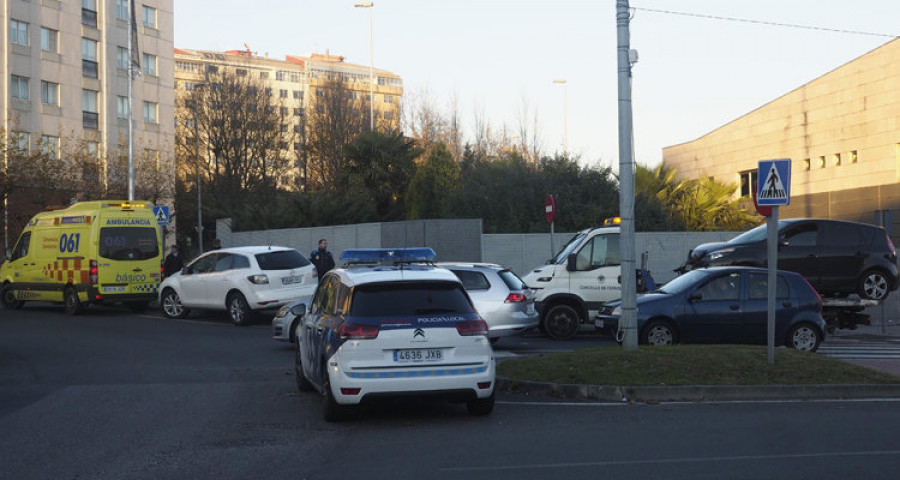 Tres atropellos a peatones y  una colisión múltiple dejan al menos seis heridos leves