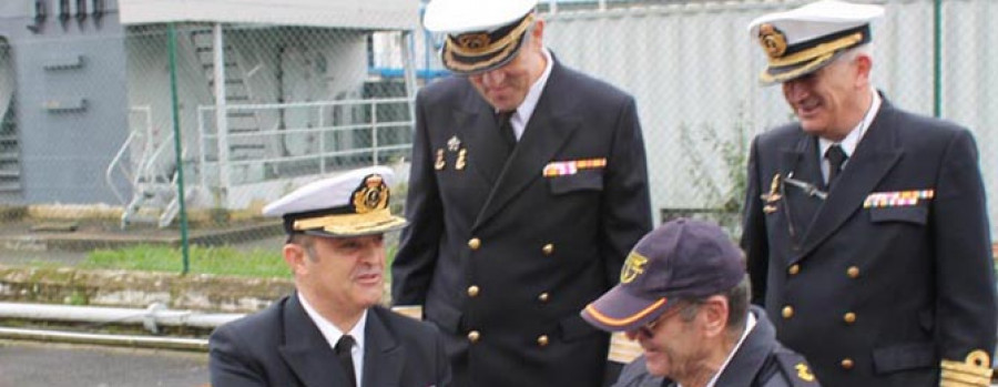 El ancla de la “Asturias” ya está en poder de los veteranos de Lepanto