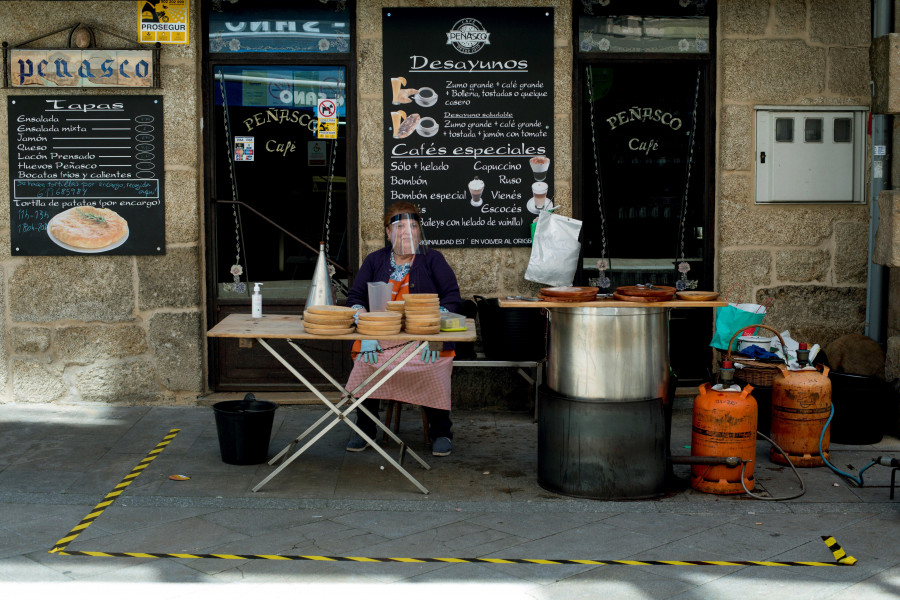 Vuelven las pulpeiras, sin platos y bajo estrictas medidas de seguridad