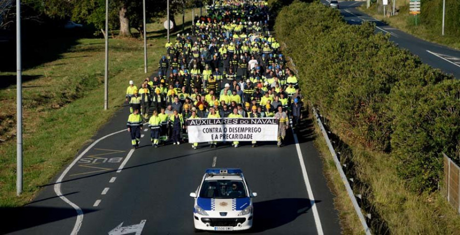 Las auxiliares de Navantia presionan a Sidero para que acepte los acuerdos