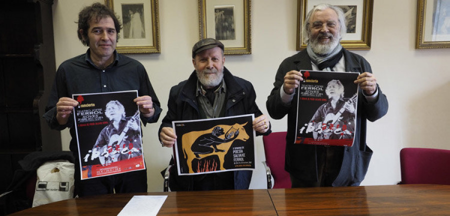 Paco Ibáñez, epicentro da X Semana da Poesía Salvaxe que terá lugar do 19 ao 22 de abril