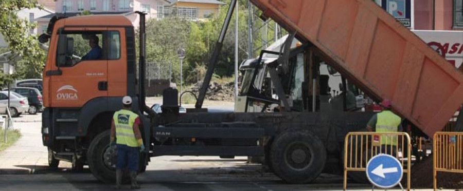 FENE-El Ayuntamiento prevé finalizar en septiembre las obras de reurbanización del barrio de San Valentín