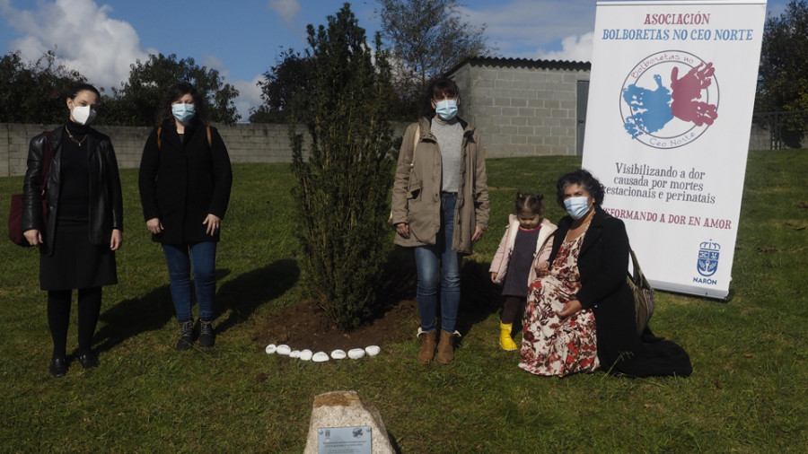 Narón rinde homenaje a las familias que sufrieron una muerte gestacional o perinatal