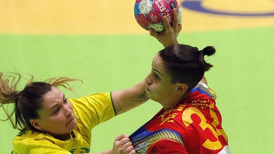 Alicia Fernández, con la selección en el preeuropeo