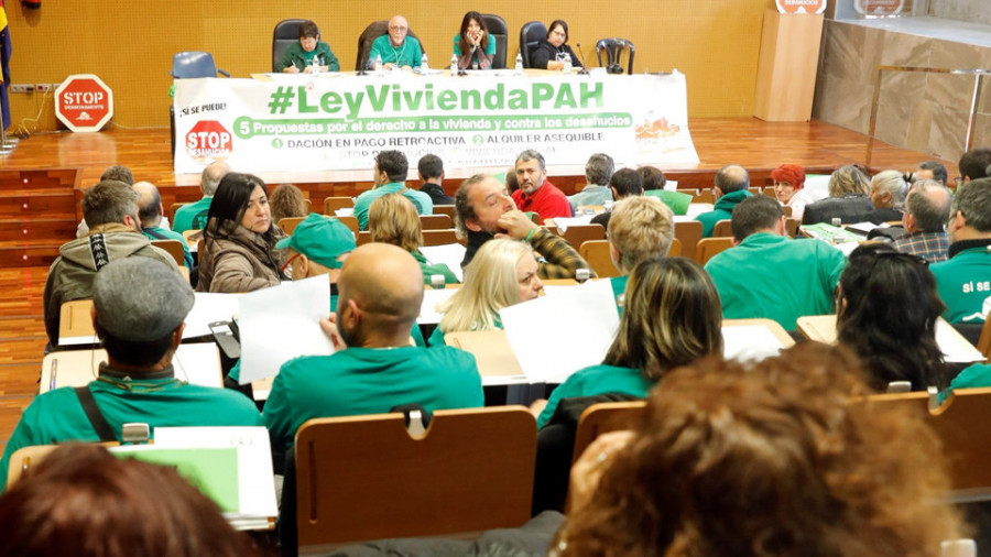 Llaman a una movilización para denunciar la “falta de voluntad política” frente a los desahucios