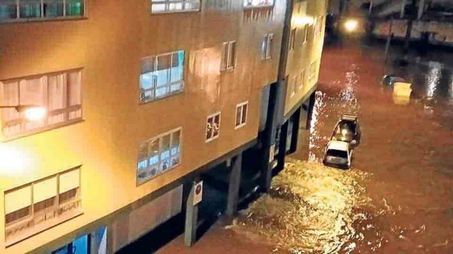 El paso de la borrasca Elsa deja numerosas inundaciones a lo largo de toda la comarca