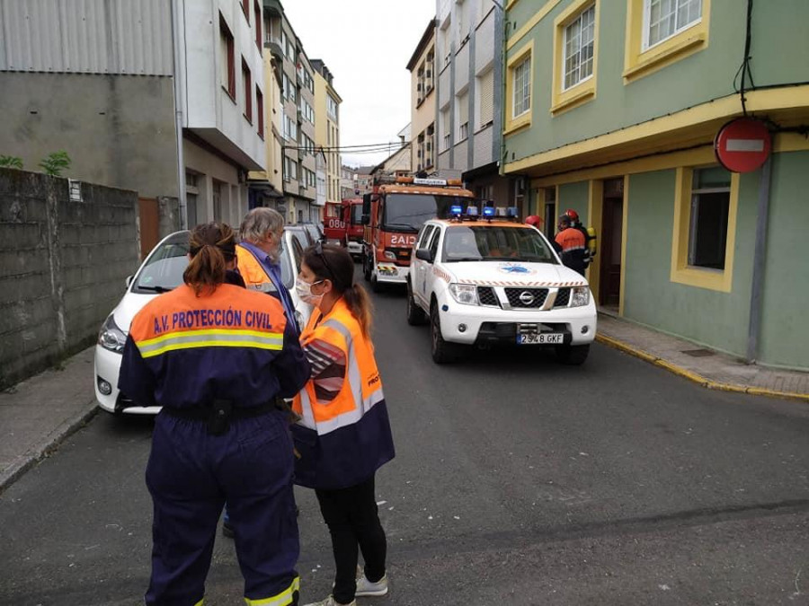 Dos personas resultan heridas al explotar una bombona de butano en Cedeira