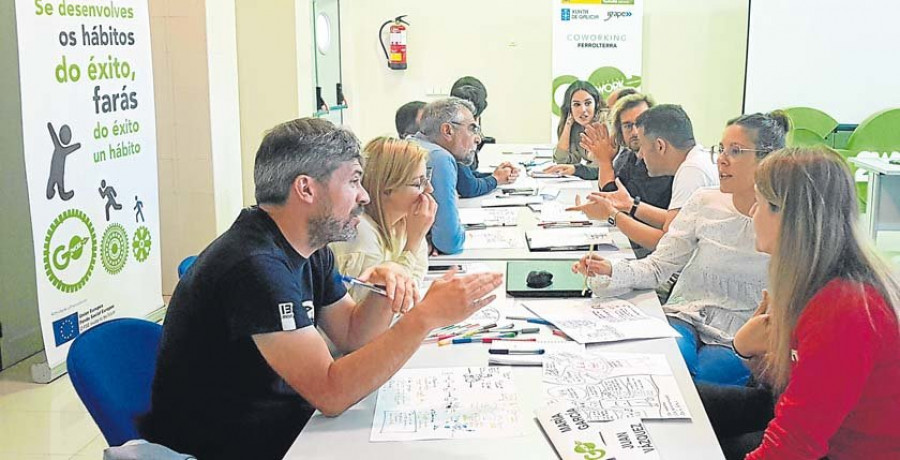 Reportaxe | O “coworking” de Ferrolterra impulsa 21 novos plans de negocio innovadores para toda a comarca