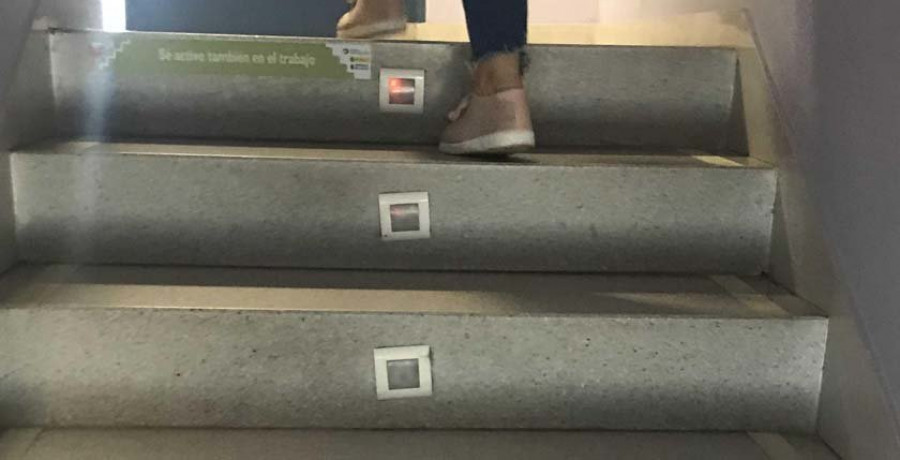 Narón se suma a una campaña para promover el uso de las escaleras