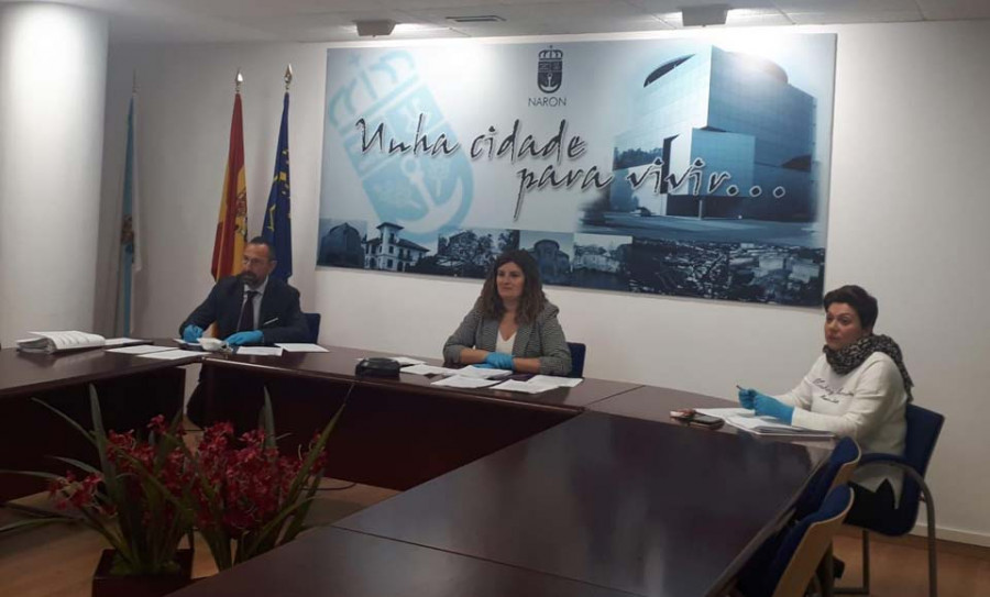 Narón da luz verde al reglamento de Participación Cidadá en un pleno por Skype