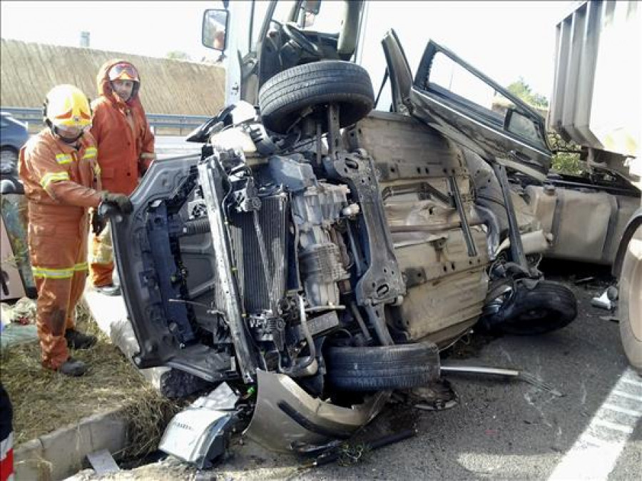 Ocho muertos en accidentes de tráfico en el primer fin de semana de Navidad