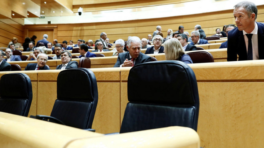 El Senado celebra el pleno sobre Torra con críticas al PP y sin Pedro Sánchez