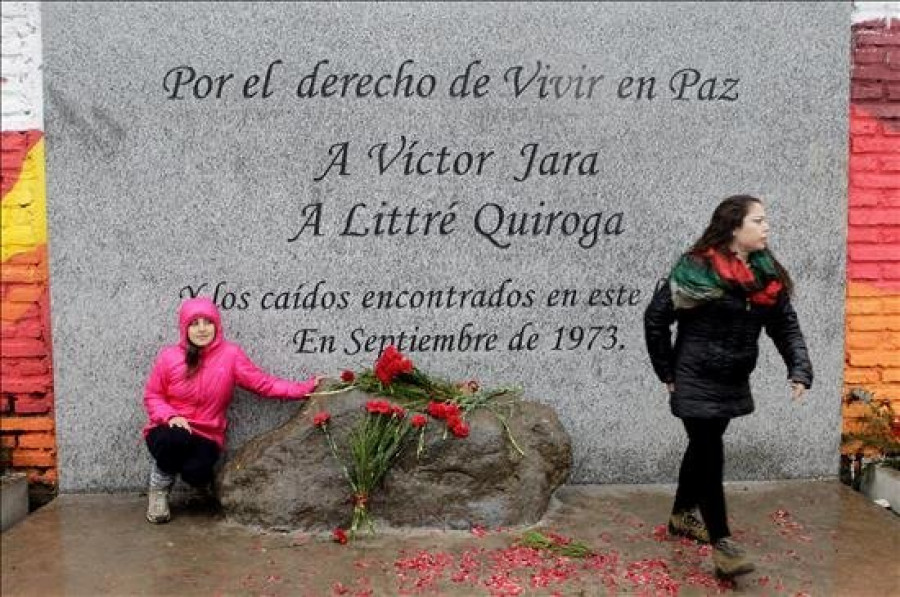 Inauguran el memorial de Víctor Jara en el sitio donde fue hallado su cadáver