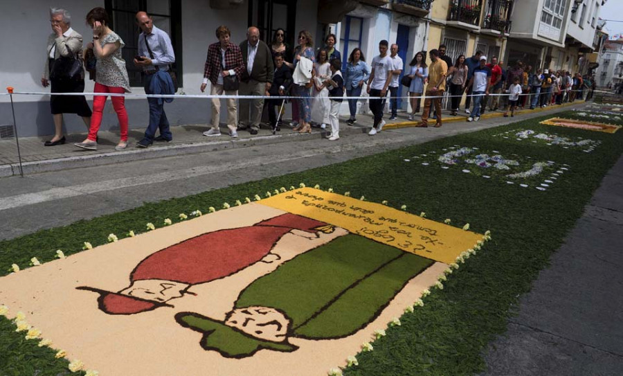 Las alfombras Florais de Ares tendrán que esperar al próximo año