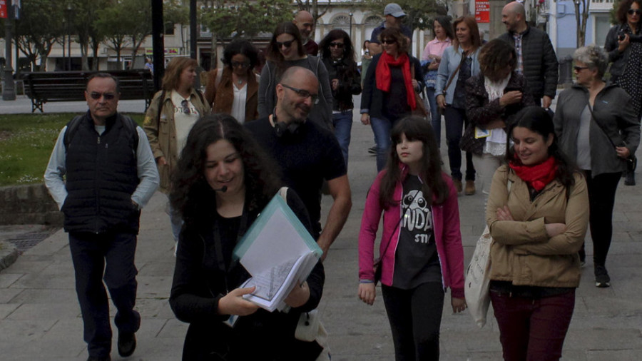 As Irmandades da Fala y su vínculo con la ciudad a través de una ruta organizada por la Universidad