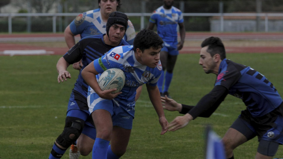 La solidez defensiva, clave  en la victoria del Rugby Ferrol