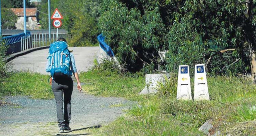 Denuncian un desvío del trazado original del Camino Inglés en Narón