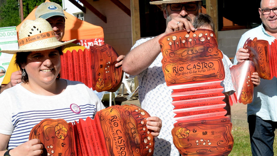 Lenda Ártabra, Os Melidaos, Tiruleque e Mekanika Rolling, cartel do Festival do Río Castro