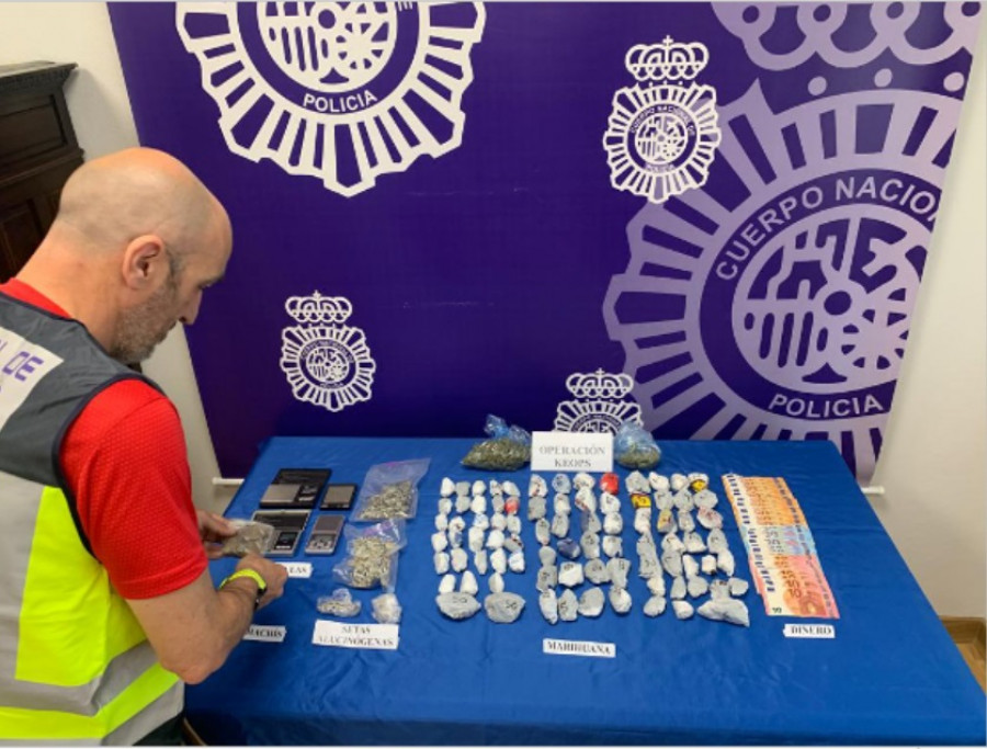 Detenido un ferrolano en Lugo por montar el primer cultivo de setas alucinógenas para su venta