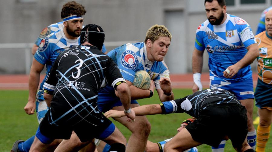 Un Rugby Ferrol en línea ascendente gana al CRAT B