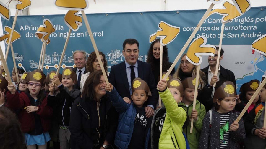 Éxito de participación en el primer Festival Escolar do Camiño Inglés