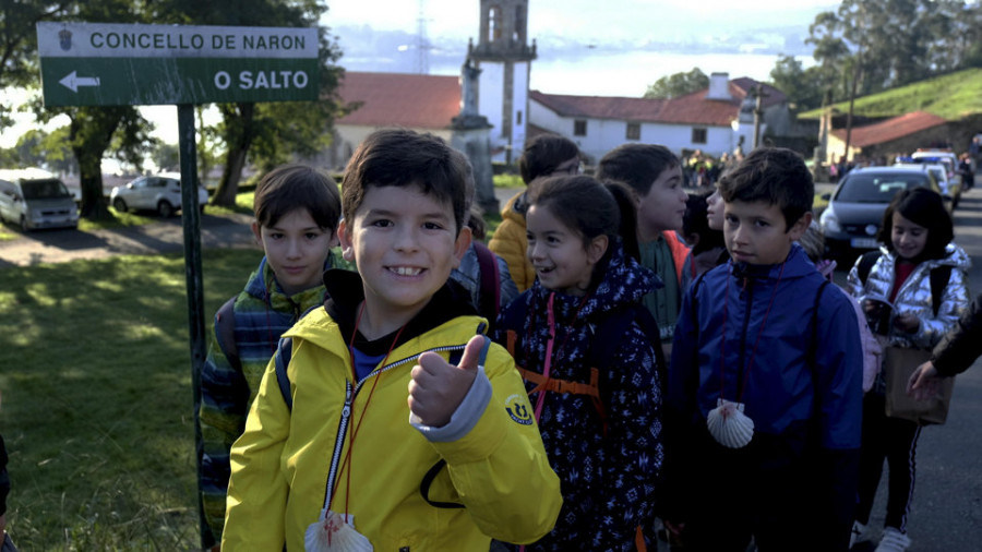 “Escolas no Camiño” implica a más de 700 alumnos de Narón en el Xacobeo 2021