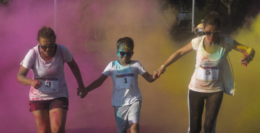 Los actos por la inclusión se llenaron de color en la carrera organizada por la ASCM