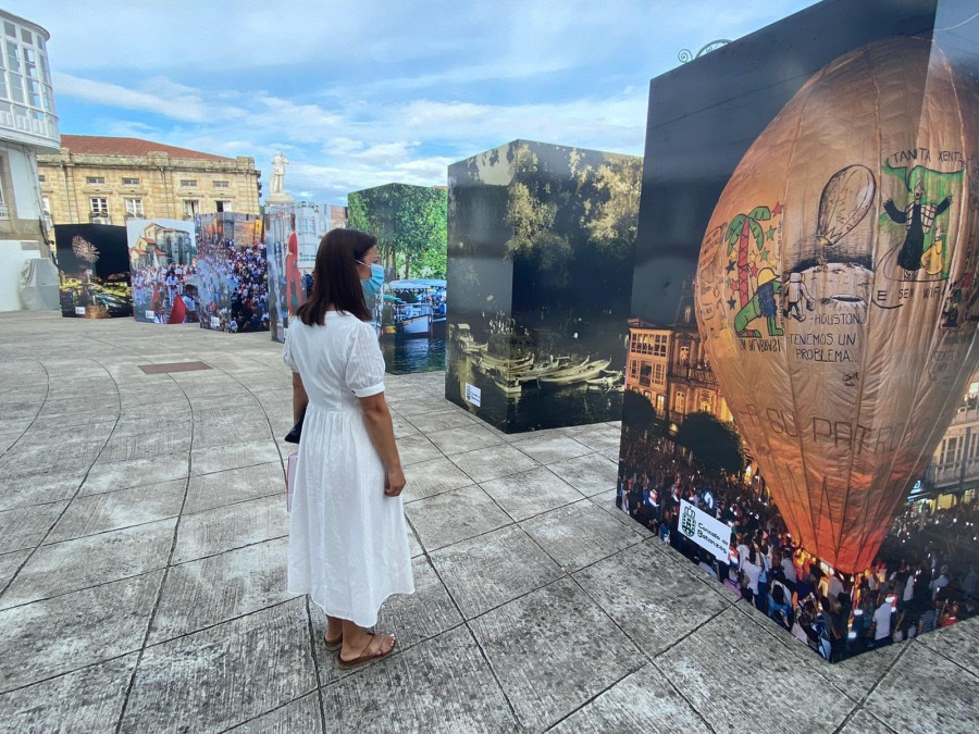 Homenajean este domingo a los que confeccionan el Globo de Betanzos, que no se lanzará