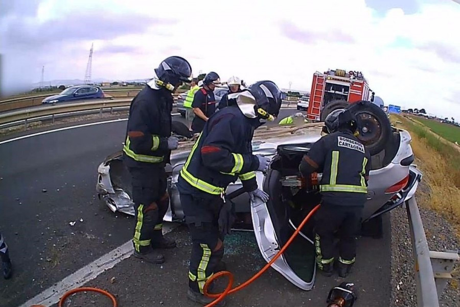 Once muertos en las carreteras españolas durante el fin de semana