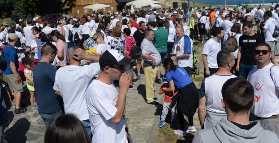 Más de 1.300 personas unidas en memoria de Brais y contra el neuroblastoma