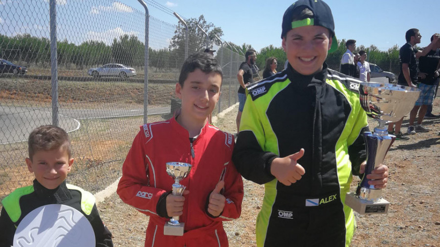 Cinco podios para los locales en las Karting Series