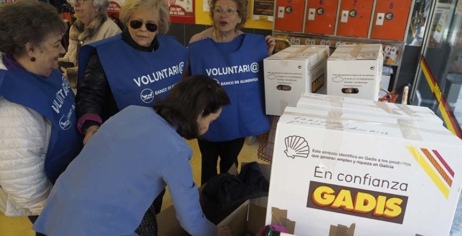 Gadis activa su campaña de recogida de alimentos en catorce supermercados de la comarca