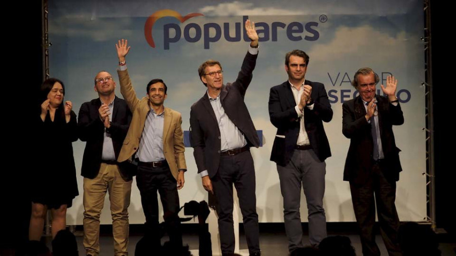 Feijóo anima a votar por “a unidade de España e o crecemento económico”
