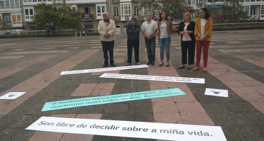 Los pasos de peatones de la ciudad sensibilizarán en la lucha contra el machismo