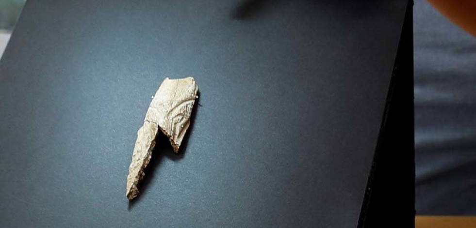 Hallado en Guipúzcoa un colgante prehistórico único