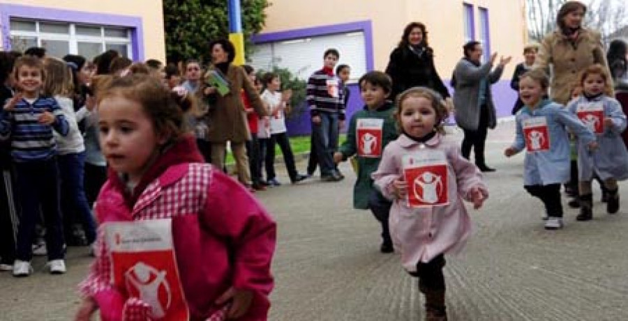 La no violencia y la solidaridad, protagonistas ayer en la aulas