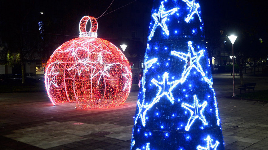 Narón encenderá su alumbrado navideño el jueves en Piñeiros