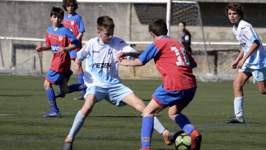 El Galicia de Caranza infantil ganó con gran claridad al Residencia