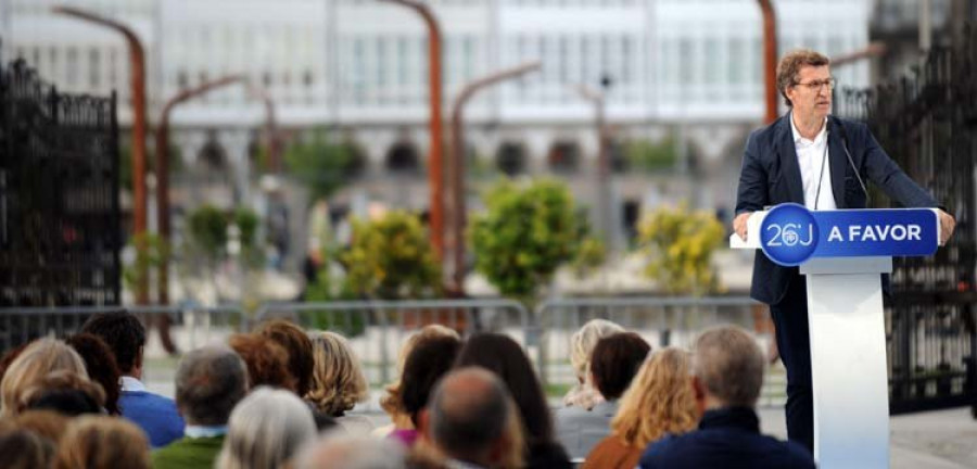 Feijóo insta a que se vote para que el populismo “no rompa” España