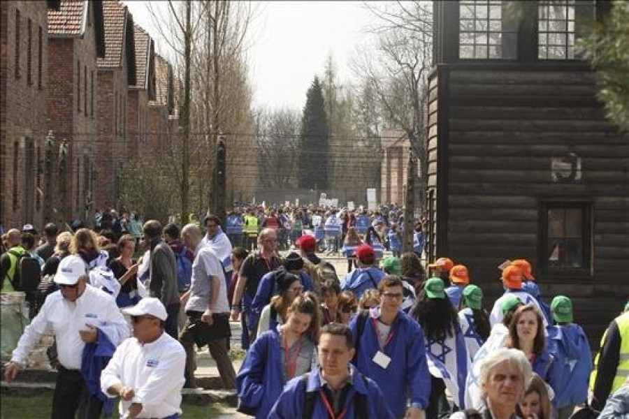 Récord de visitantes en el campo de concentración nazi de Auschwitz
