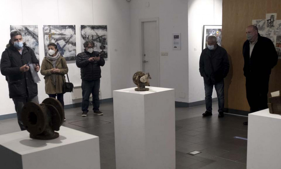 “Pantoque”, el día a día en un astillero a través de dibujos, esculturas, vídeos y fotografías