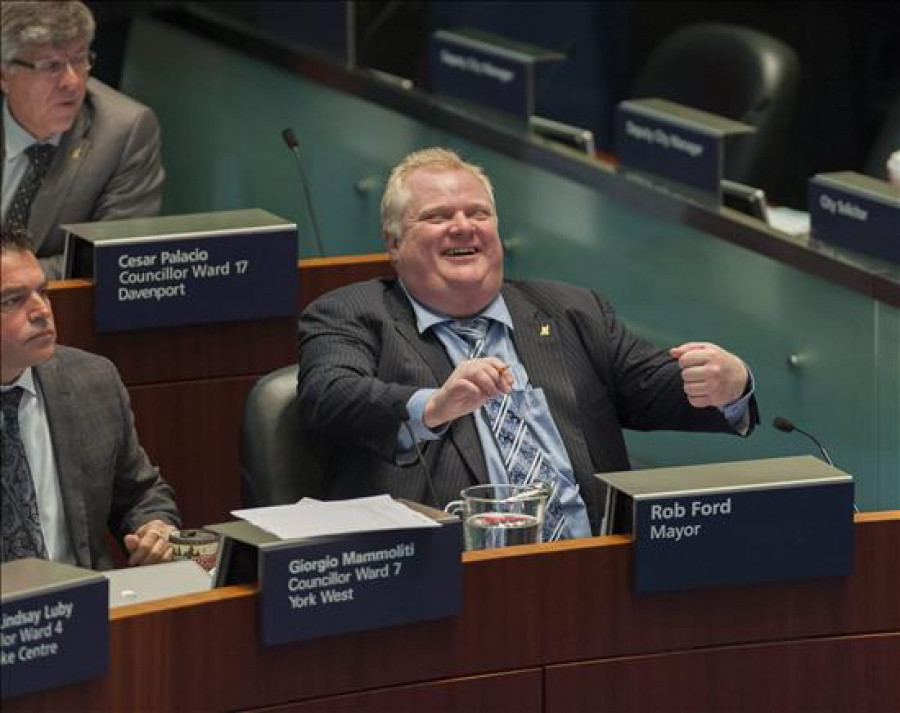 El alcalde de Toronto declara que "a las mujeres les encanta el dinero"