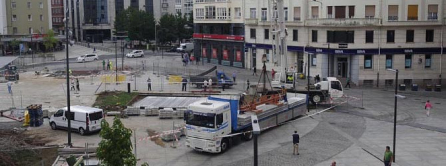 Sellan los accesos al subterráneo de la plaza de España, sobre los que se plantarán tres cedros