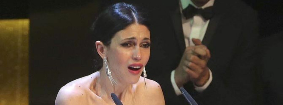 La gallega Nerea Barros recibe el Goya a la mejor actriz revelación