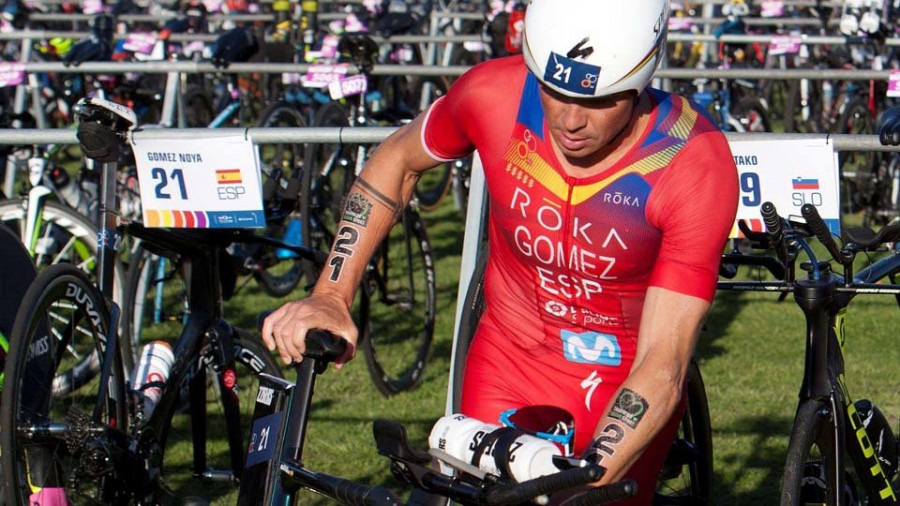 Gómez Noya busca el título europeo de “ironman” 70.3 en Dinamarca